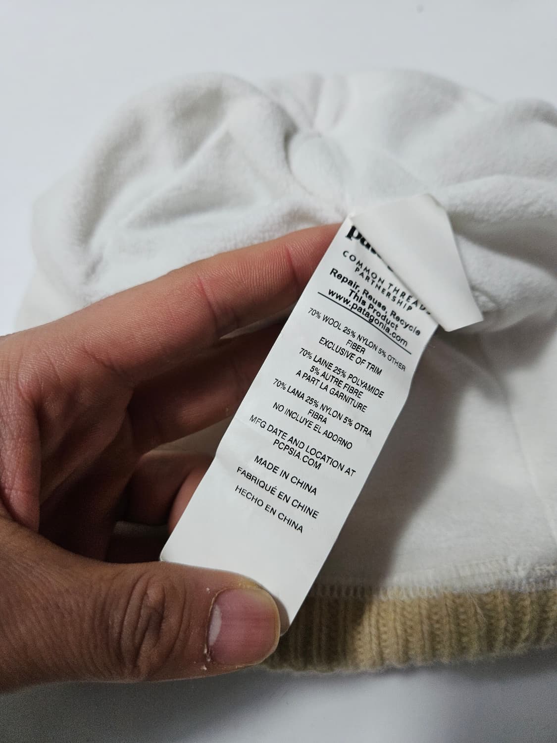 파타고니아 울 케이블 비니  상품이미지4