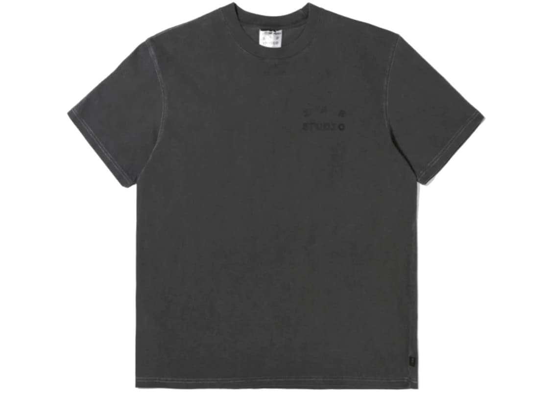 IAB 아이앱 피그먼트 티셔츠 블랙 L 상품이미지1