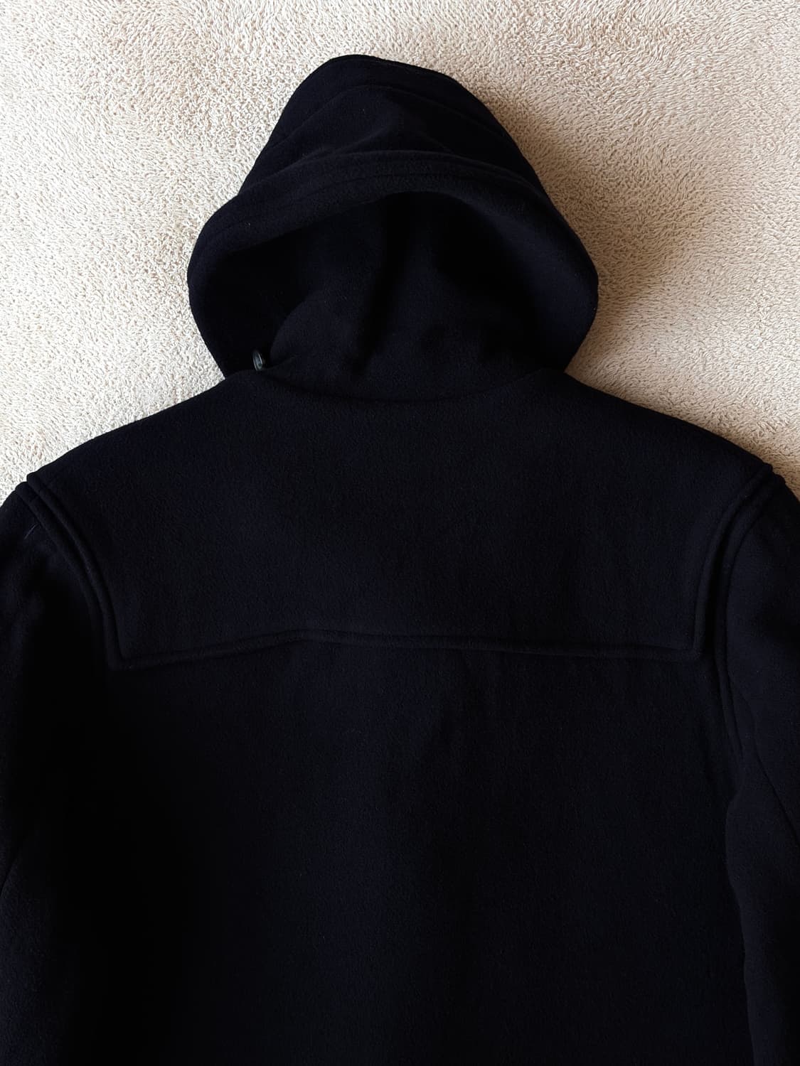 JAPAN 울·큐프라 후드 더플코트 상품이미지7