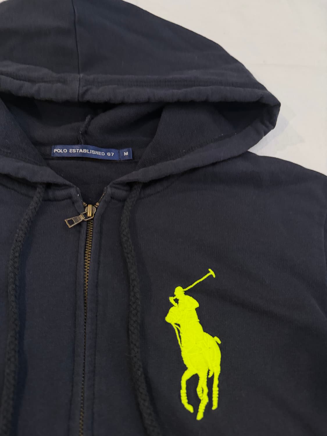 폴로 랄프로렌 빅포니 치프키프 후드집업 블랙 상품이미지2