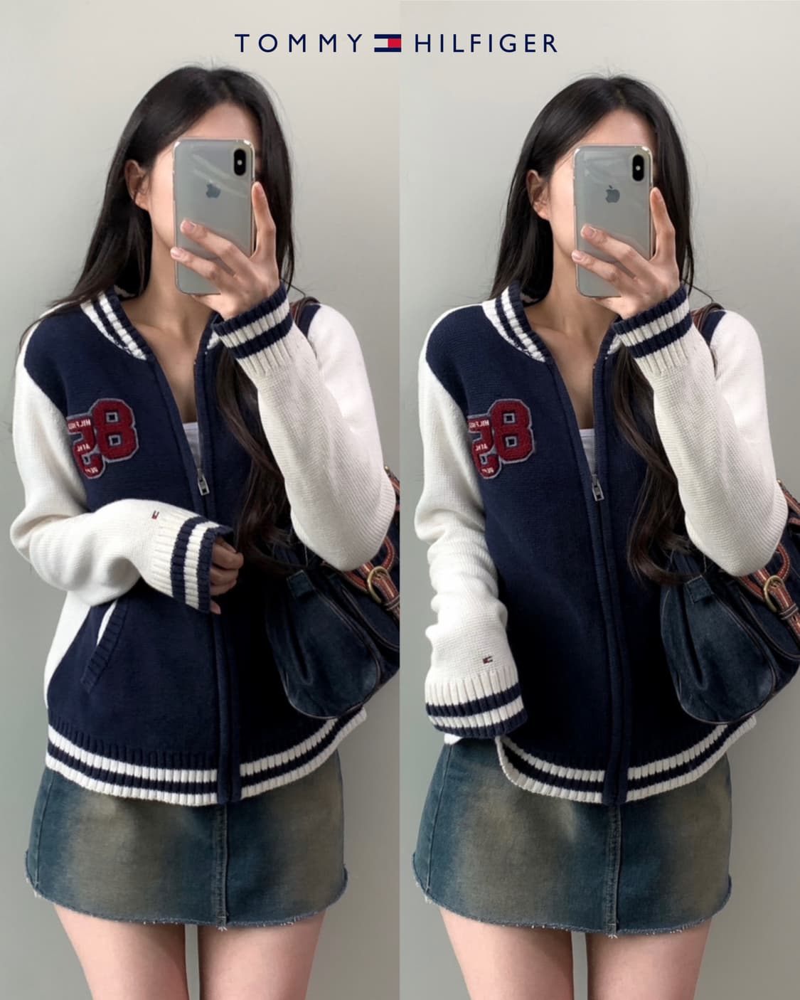 타미힐피거 니트 집업 상품이미지1