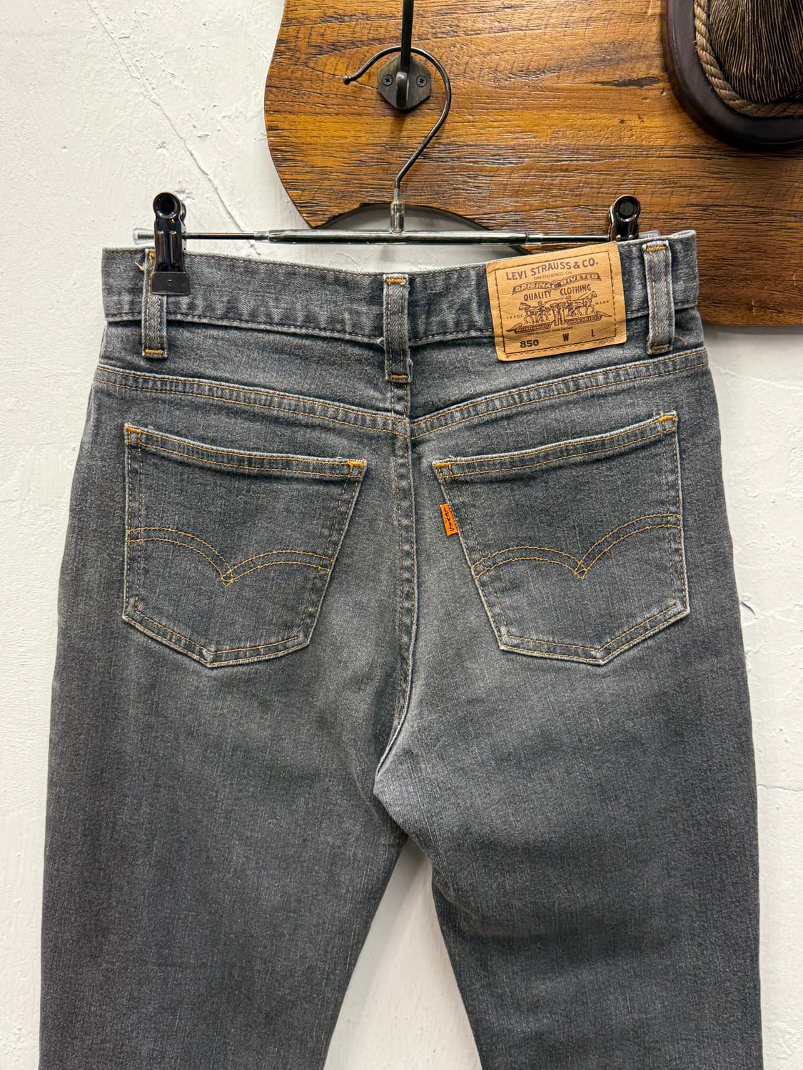 00s Levi's 850 Orange Tab Bootcut Grey D 상품이미지2