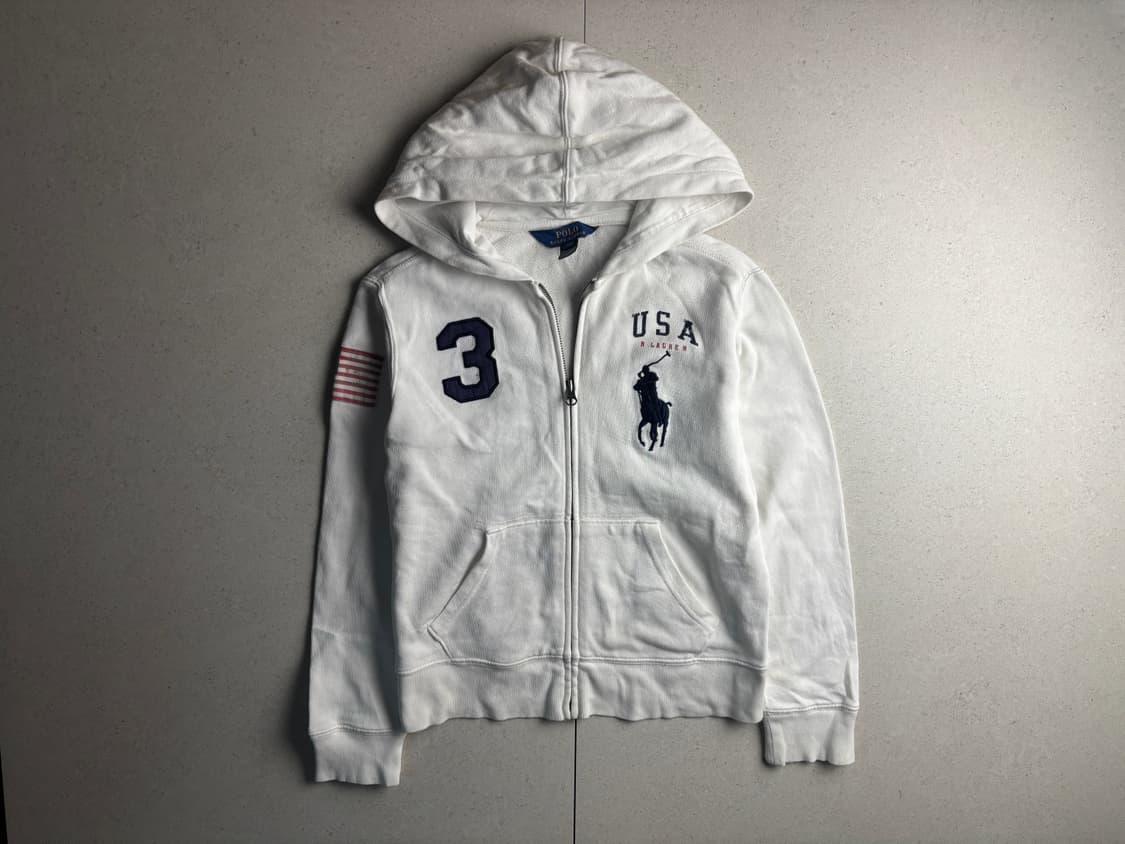 폴로 성조기 후드집업 상품이미지4
