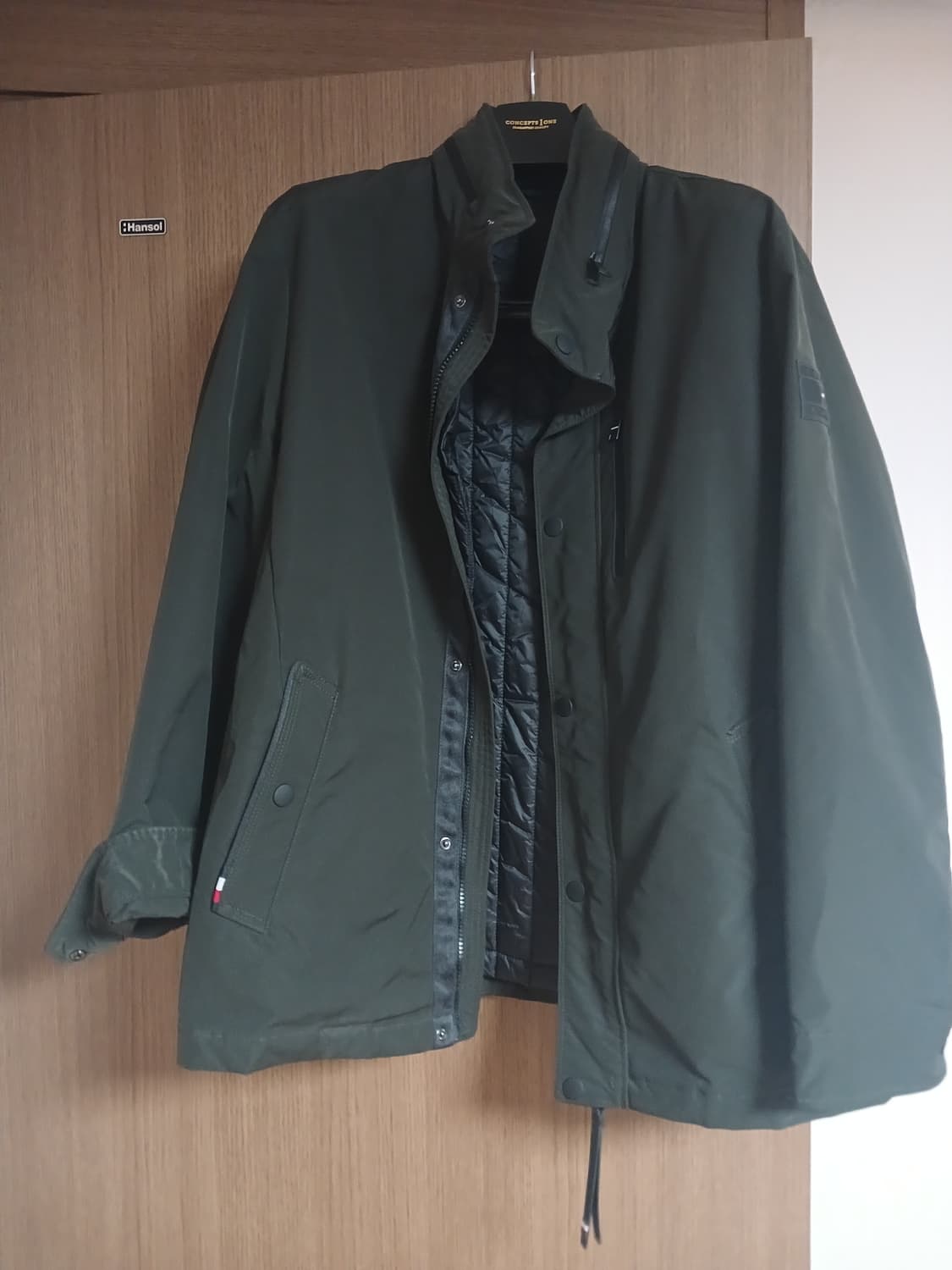 타미힐피거 카키색 누빔 점퍼 XL 상품이미지8