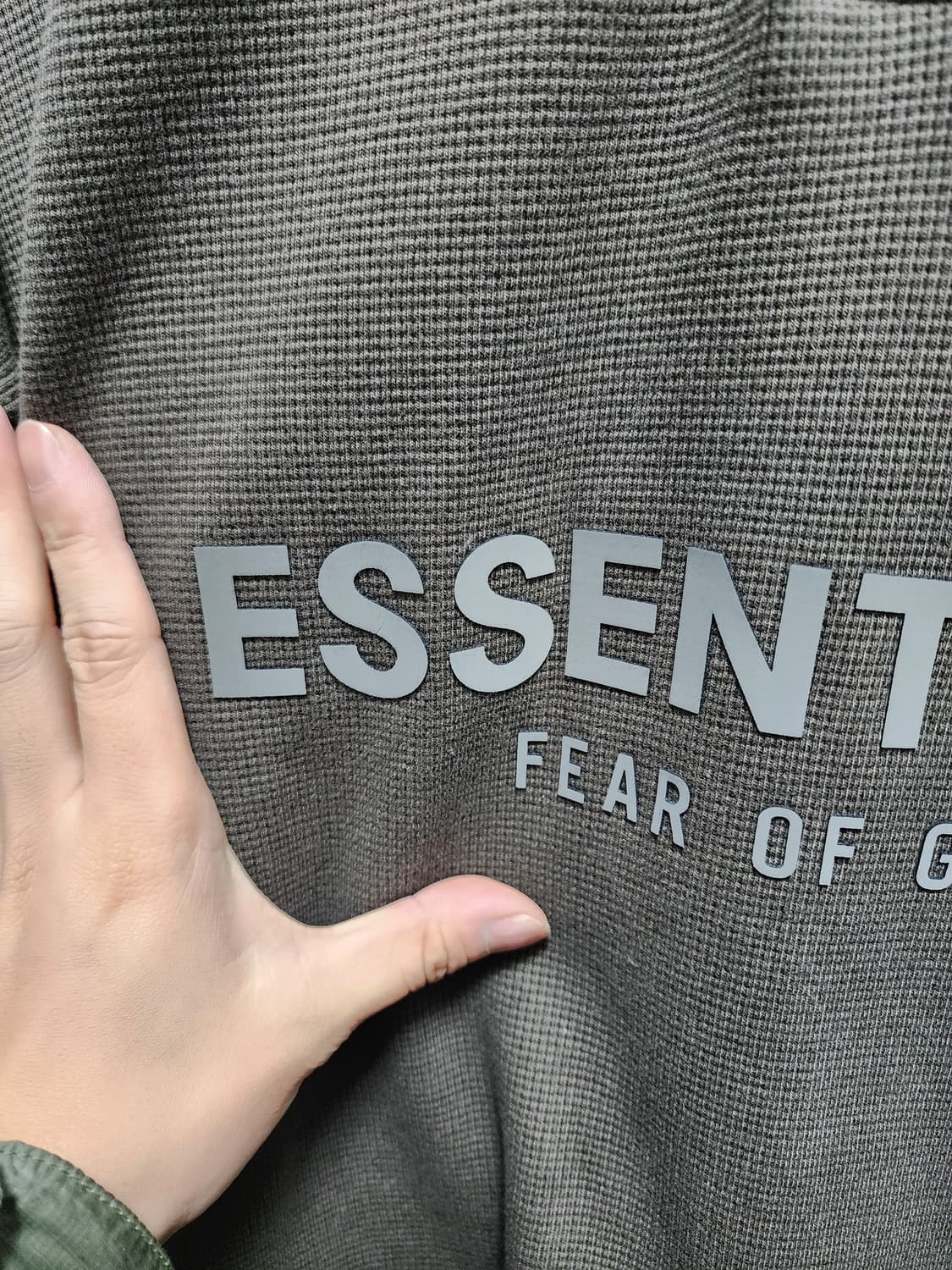 (빅사이즈) 에센셜 와플 헨리 럭비티 XL 상품이미지4