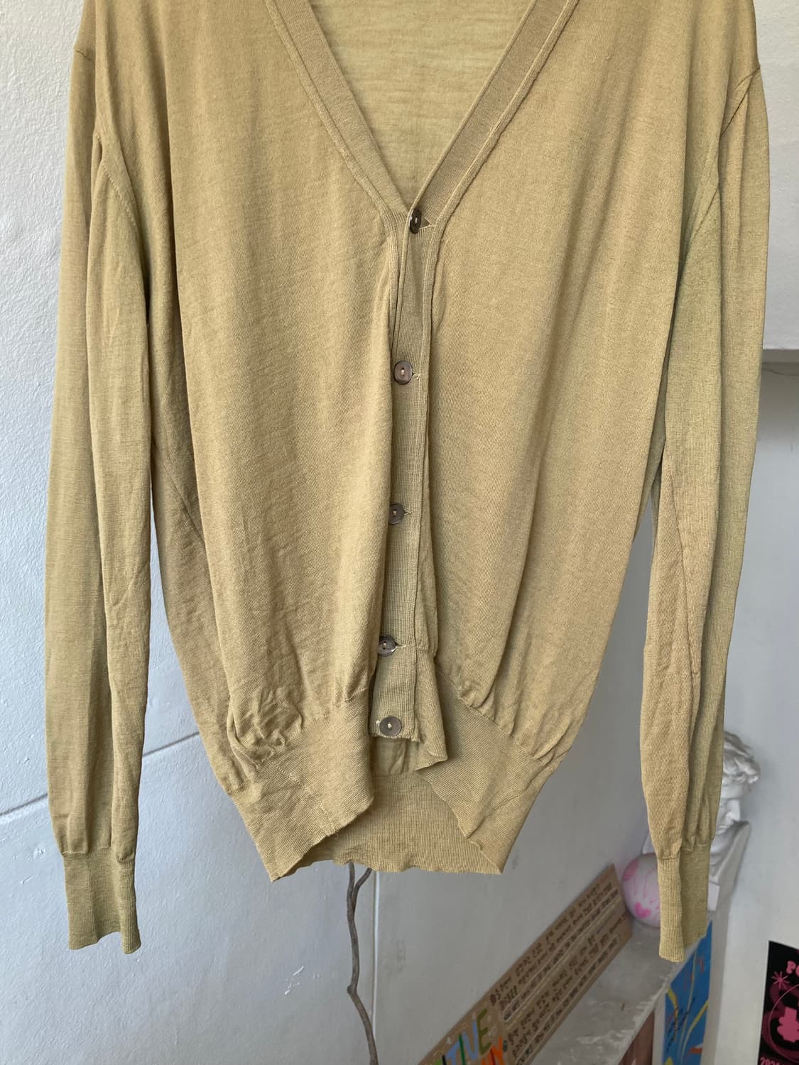 70's 울 100 가디건 made in ITALY 상품이미지3