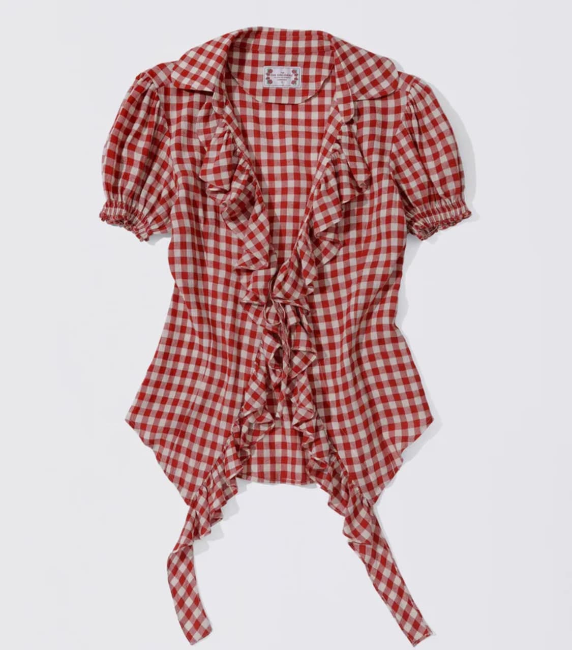 Sculptor cottage blouse red 상품이미지1