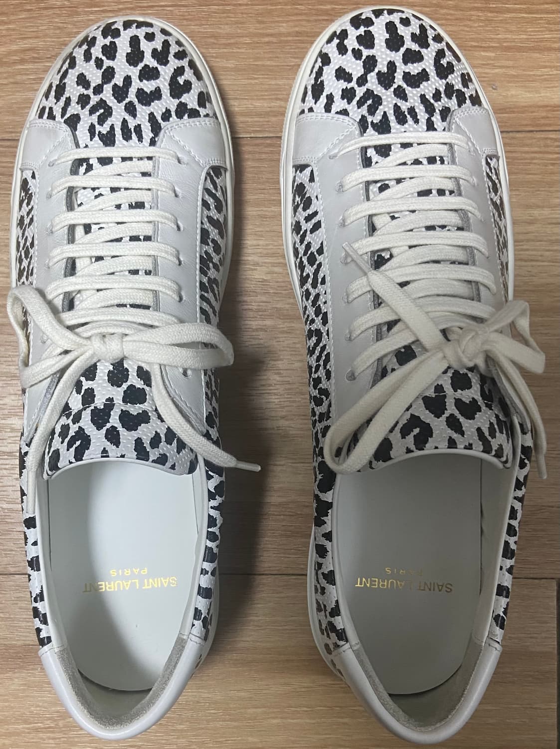 생로랑 앤디스니커즈 베이비캣 레더 42.5 가죽 상품이미지1