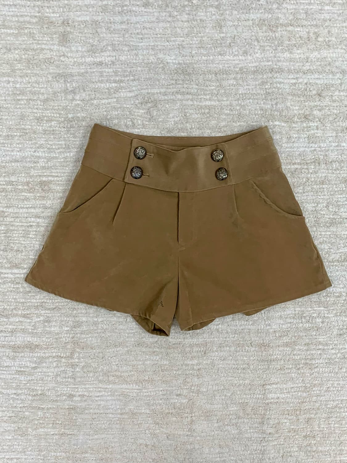 INGNI Beige Velvet Short Pants 상품이미지1