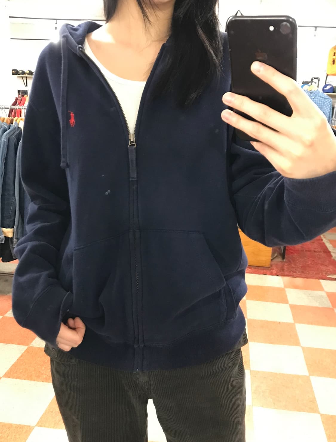 폴로 후드집업 상품이미지1