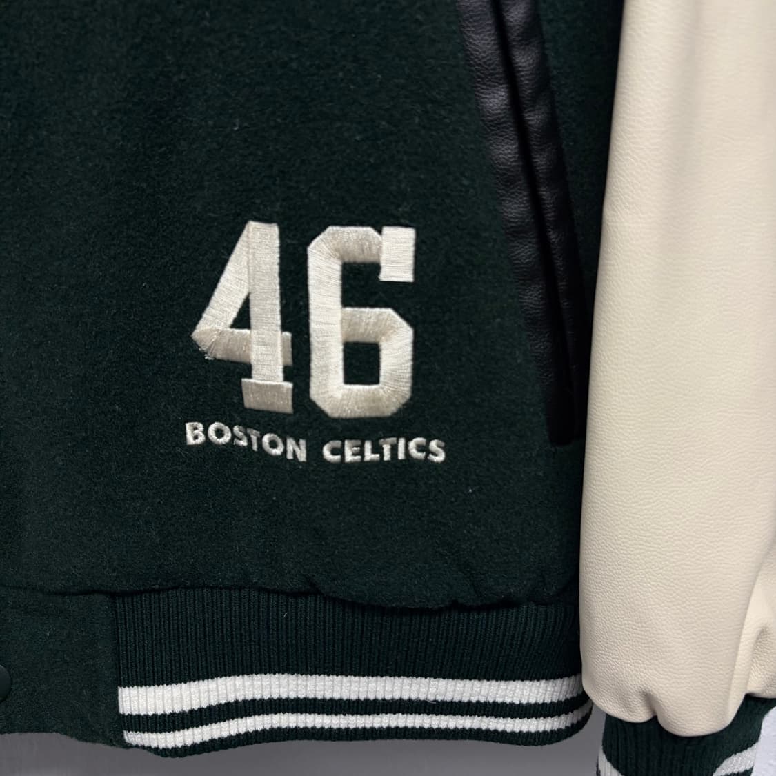 NBA 셀틱 울 레더 바시티 상품이미지6