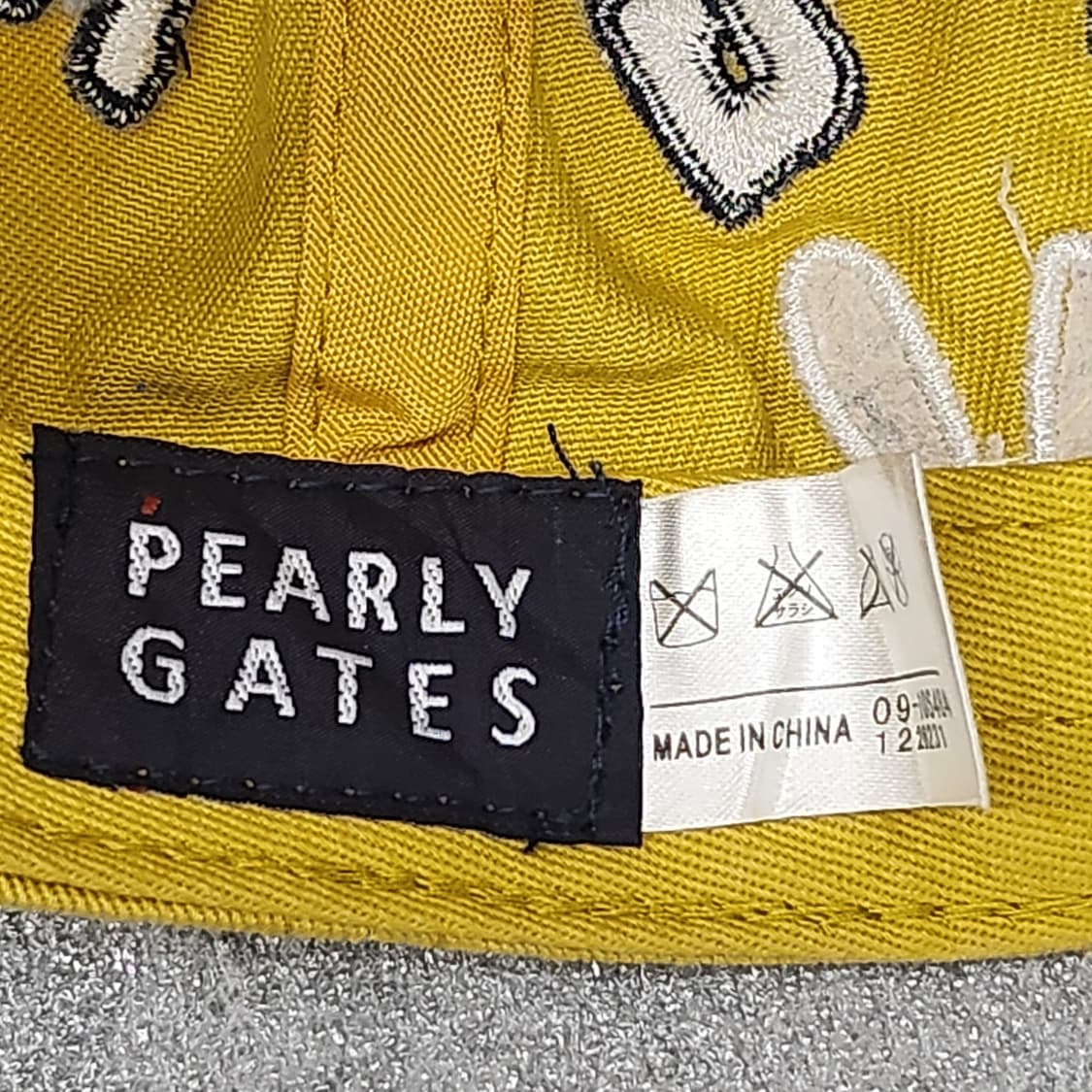 파리게이츠 골프볼캡 옐로우 프리사이즈. 상품이미지6