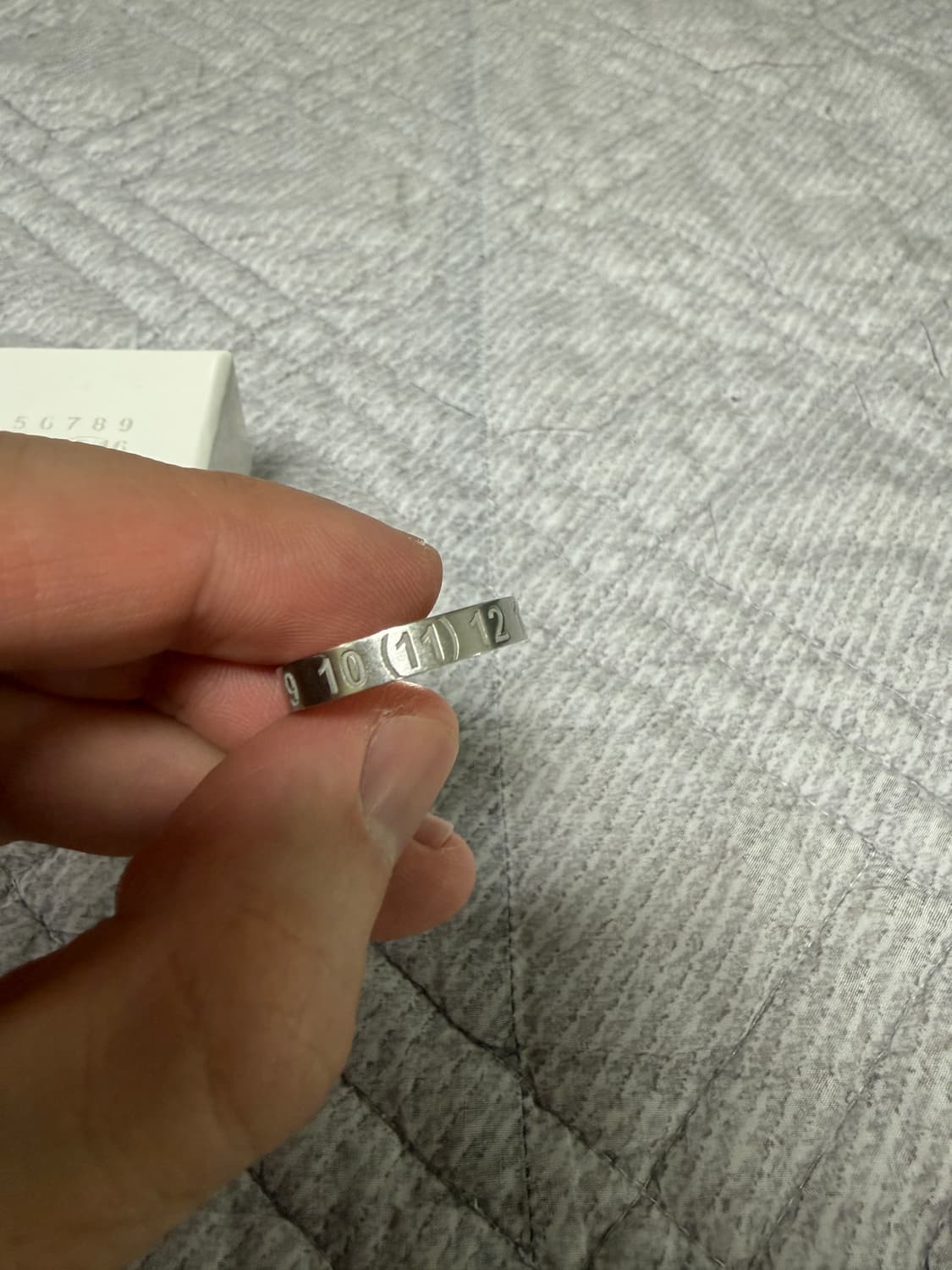 [18호]25FW 메종 마르지엘라 뉴메리컬 로고 링 반지 상품이미지3