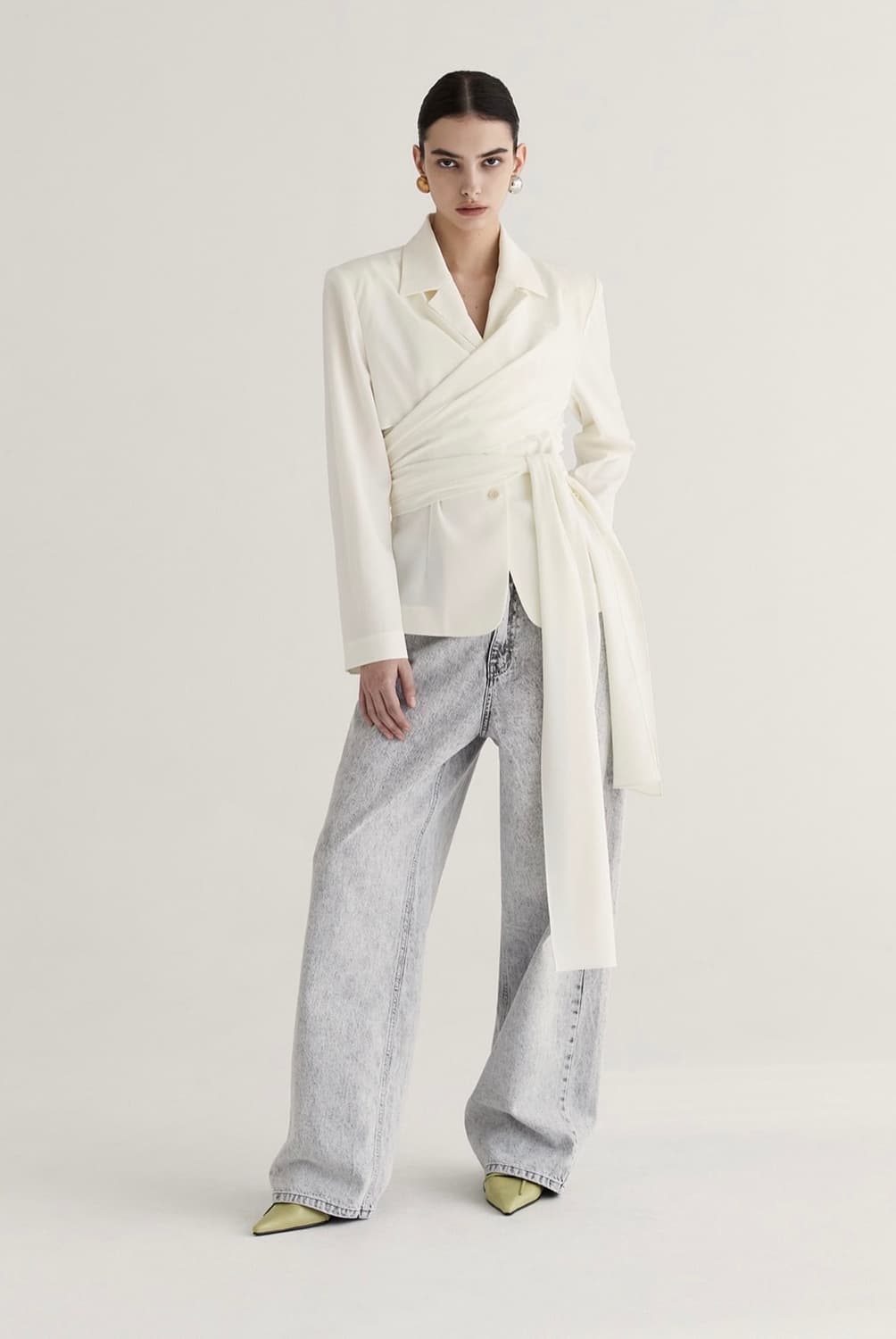 새상품)DRAGONBLUES 드래곤블루스 커버 랩 자켓 셔츠 M 상품이미지8