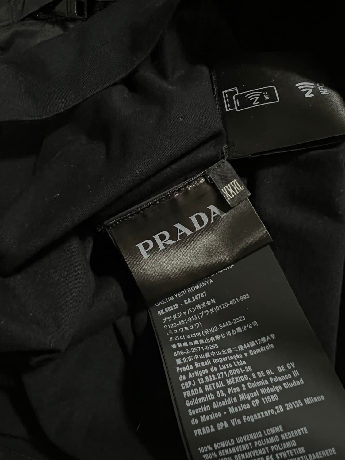 프라다 나일론 포켓 반팔 티셔츠 상품이미지6