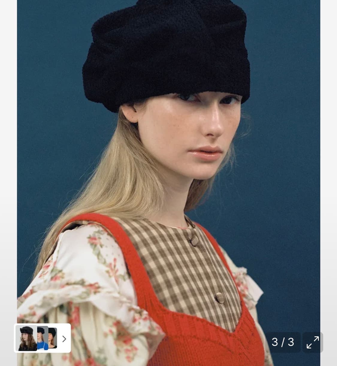 어썸니즈 터번 햇 ss 블랙 상품이미지2