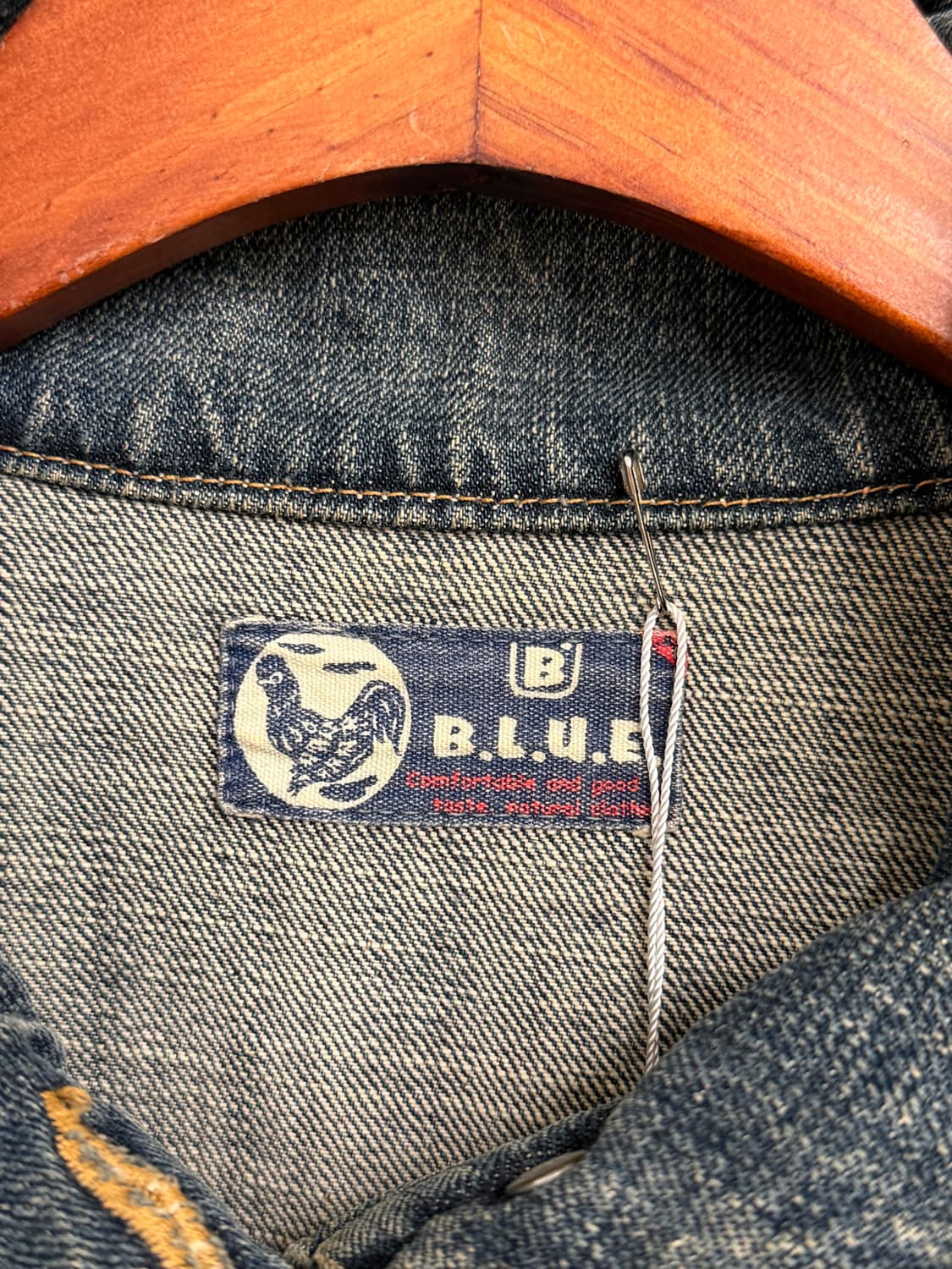 일본빈티지 블루블루 빈티지 데님자켓 상품이미지8