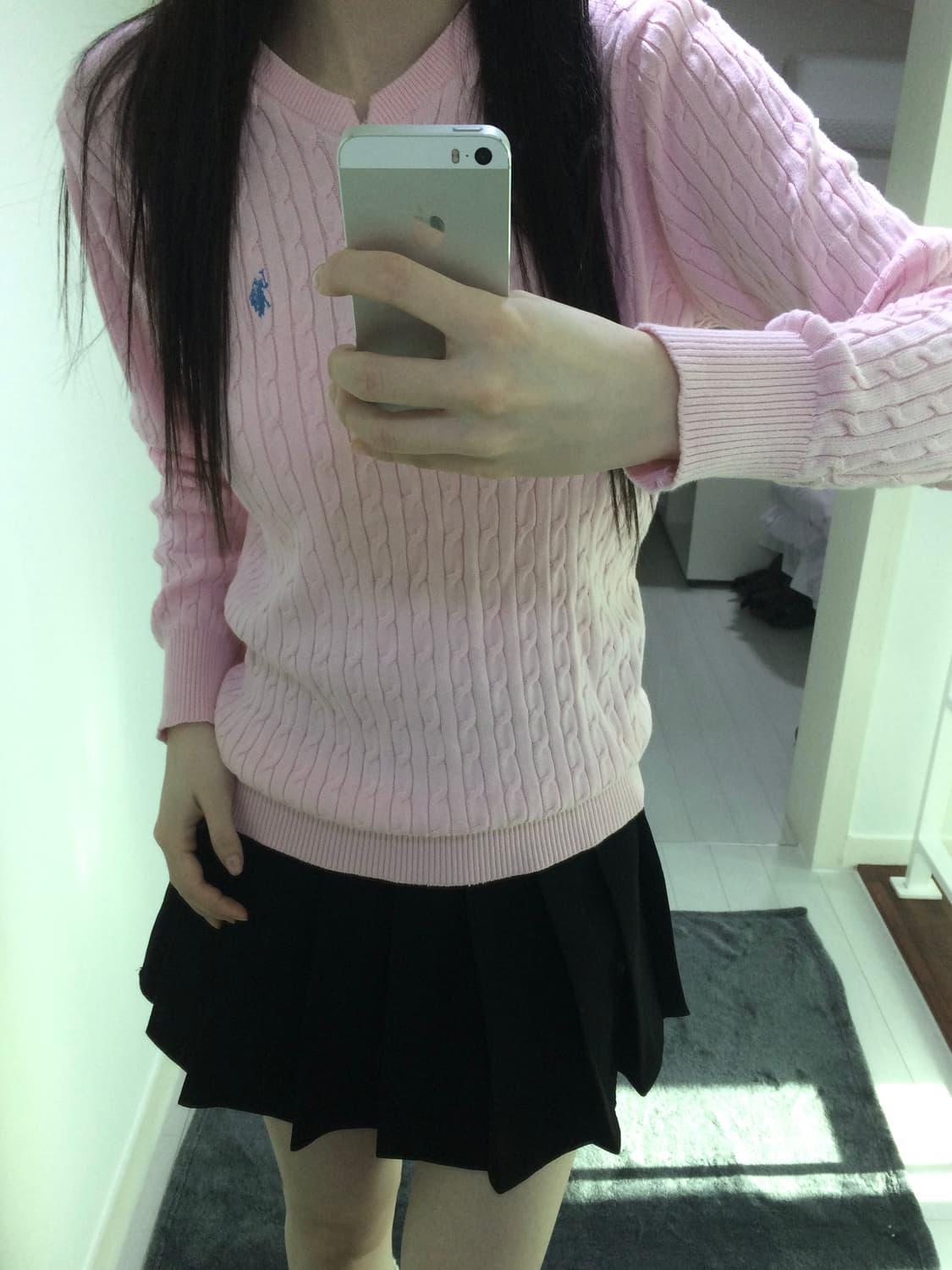 폴로 / Polo _ 연핑크 니트 상품이미지3