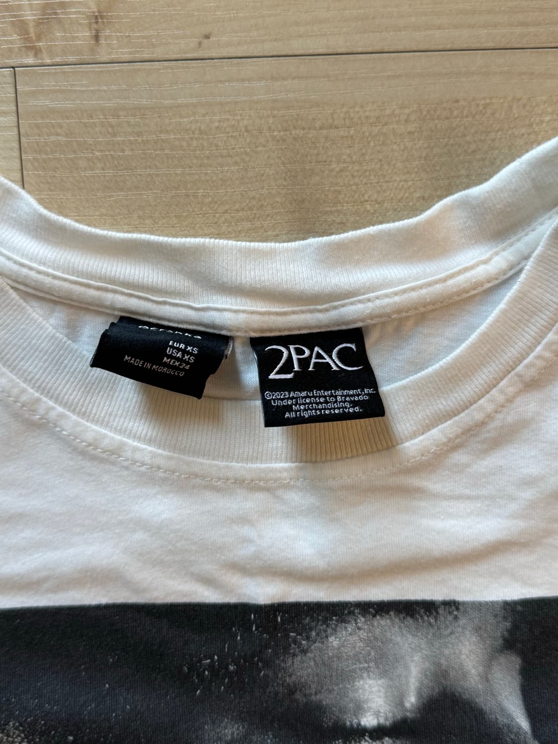 2PAC X bershka 그래픽 티셔츠 상품이미지2