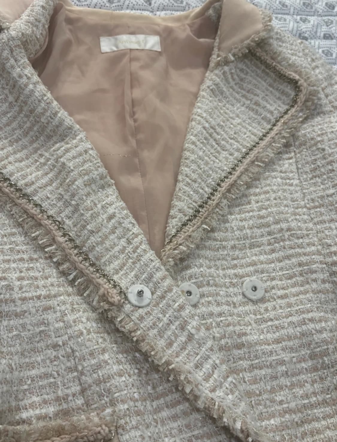 아니베에프 Antivee f. 트위드 자켓 ~55 상품이미지4