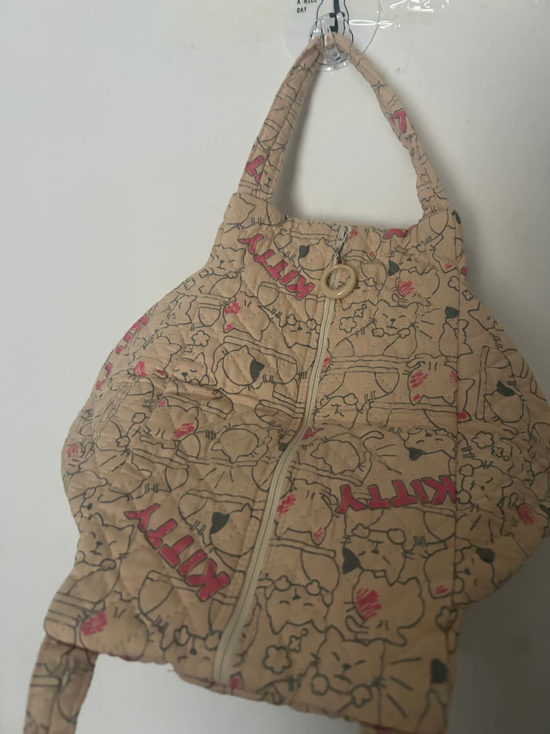 고양이 미니 퀼팅백  상품이미지4