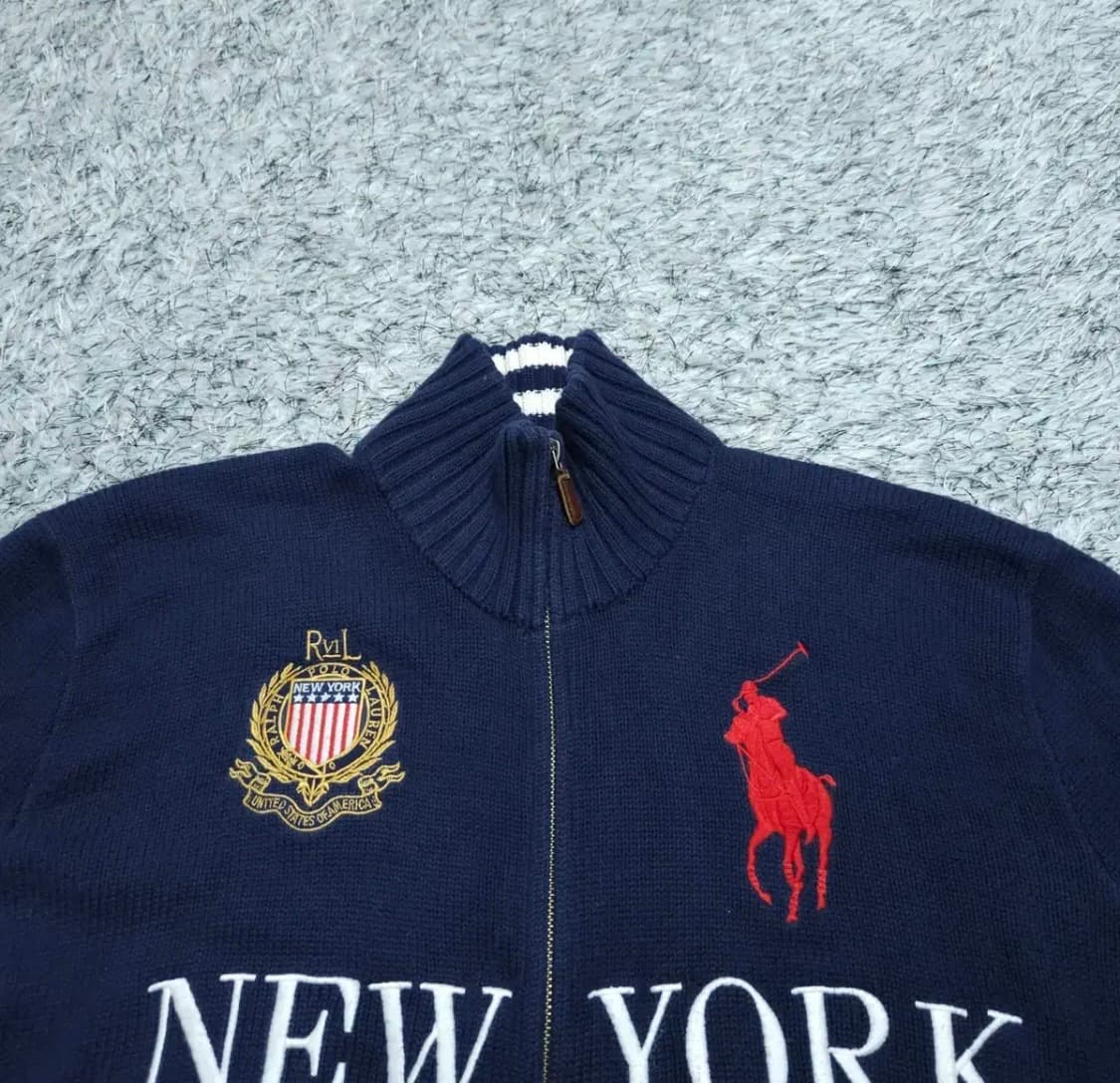 폴로 치프키프 빅포니 뉴욕 투웨이집업 L 상품이미지4