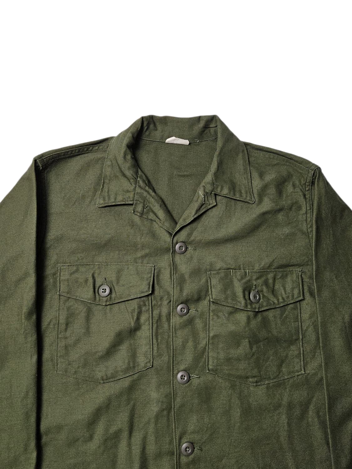 1960's 오리지널 OG107 백사틴 셔츠 16 1/2 105  상품이미지3