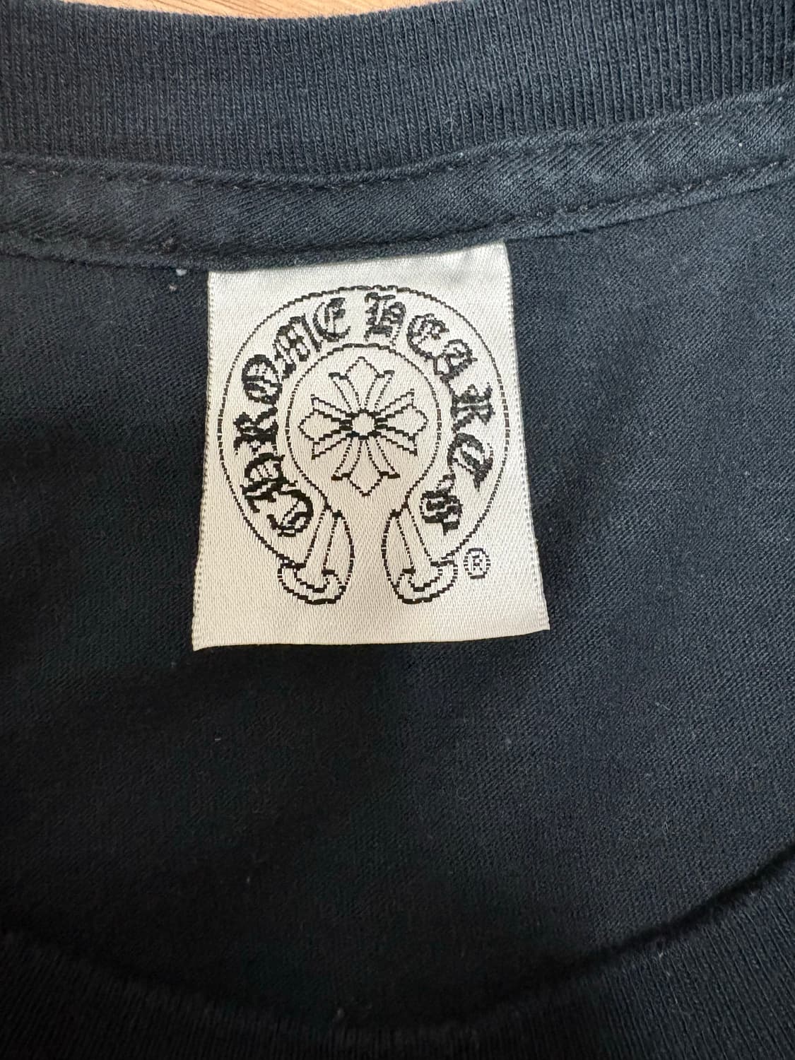 크롬하츠 x 베이프 베이비마일로 반팔티 블랙 s 상품이미지5