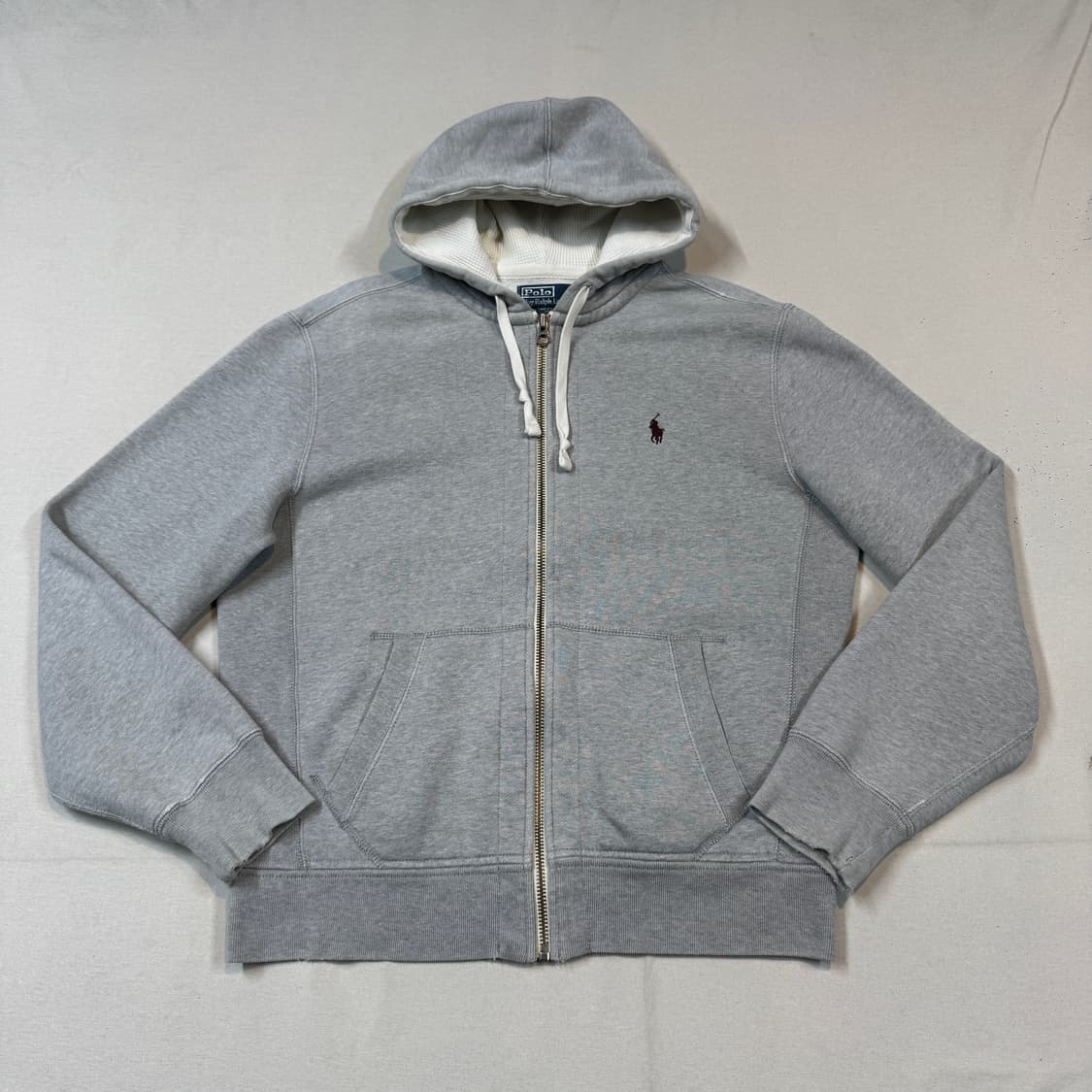 M) 폴로 랄프로렌 두산 써멀 후드집업 그레이 상품이미지1
