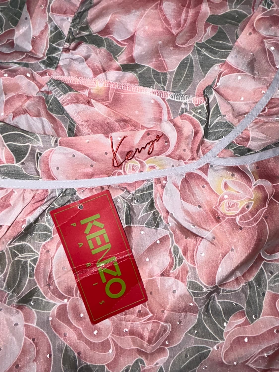 겐조 kenzo 정품 에이프런 플라워 앞치마 상품이미지3