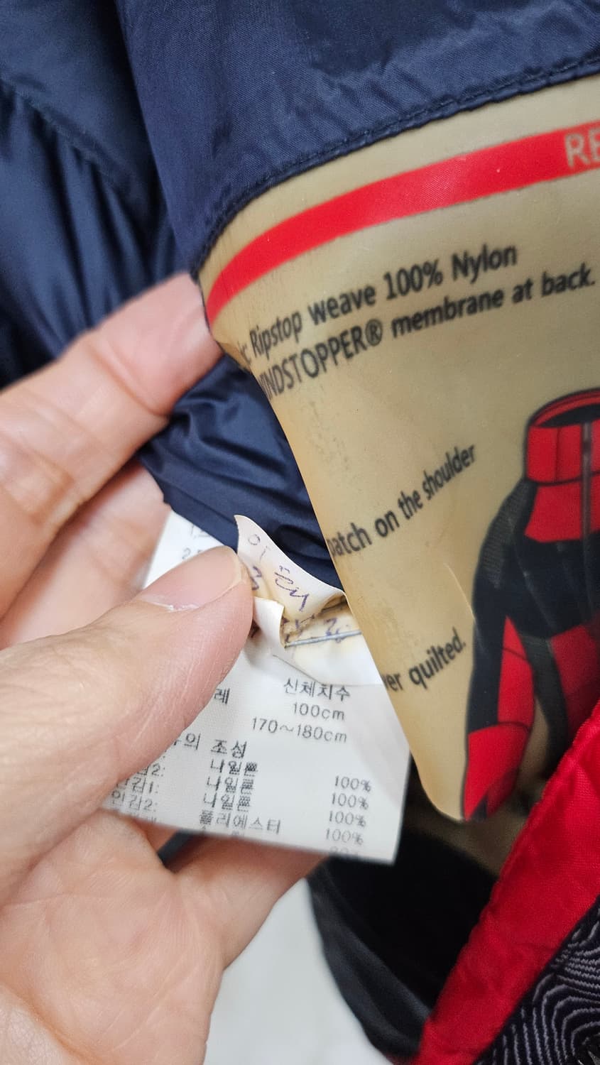  201  K2  850필파워 구스패딩  상품이미지5