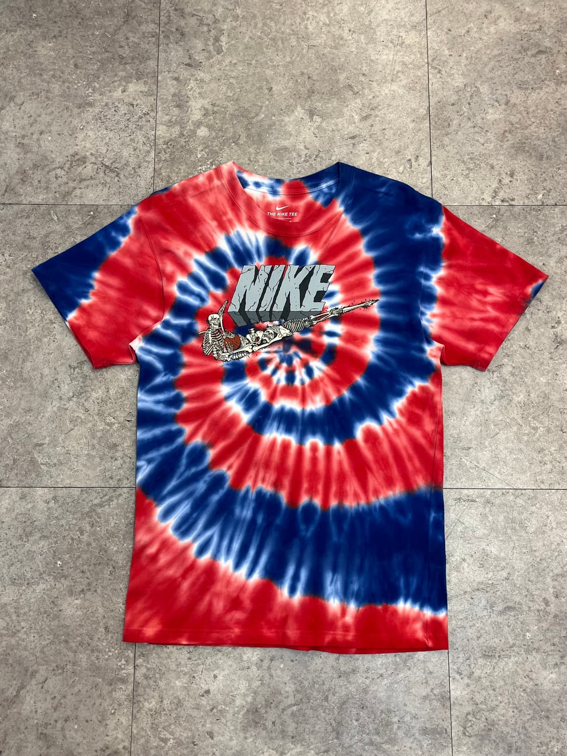 나이키 타이다이 프린팅 반팔티 레드 M #csz3744 상품이미지4