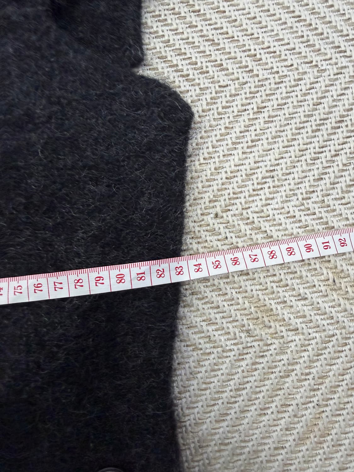 정품) 시스템옴므 한섬 오버사이즈 모헤어 가디건 100 상품이미지9