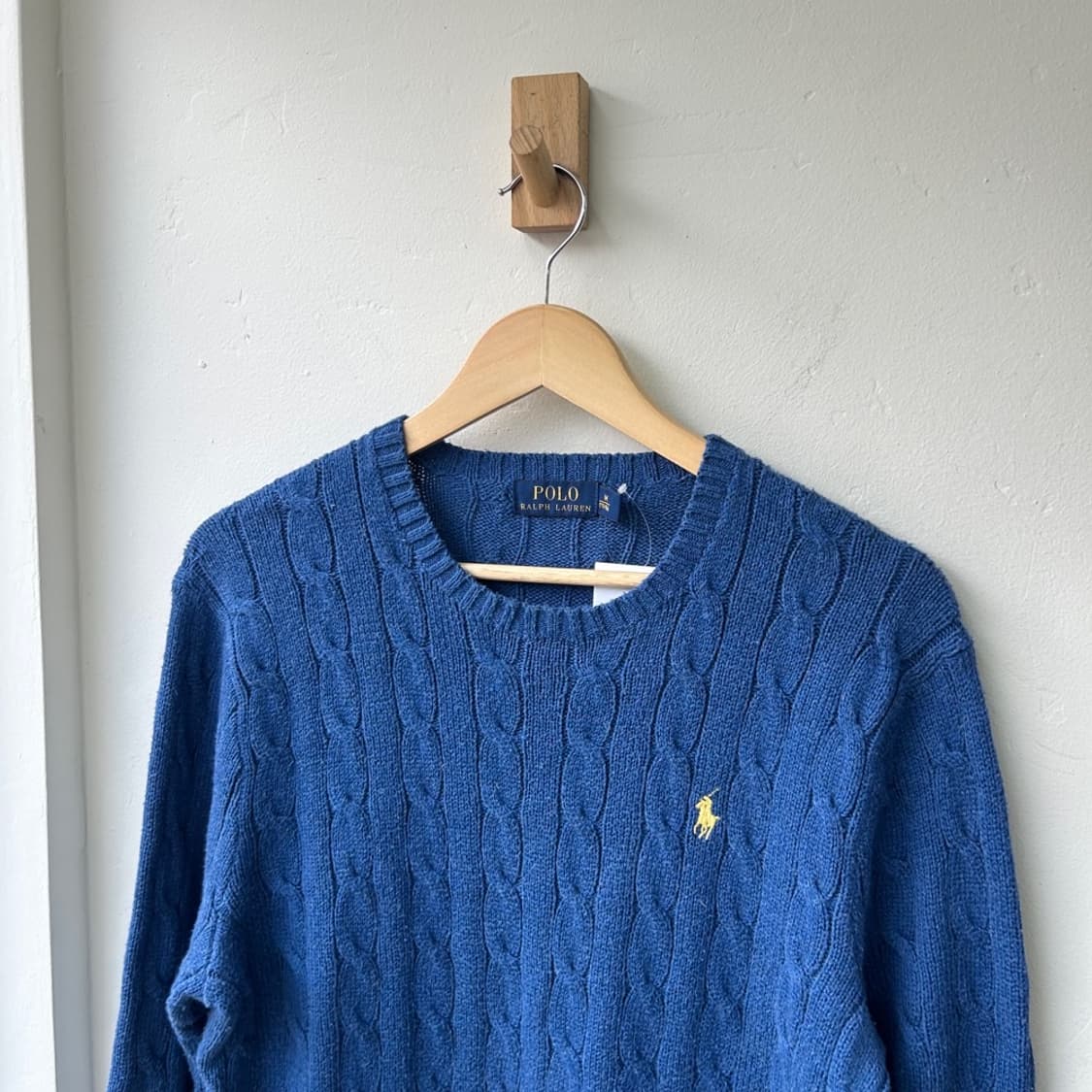 16261 - 폴로 랄프로렌 블루 케이블 니트 상품이미지1