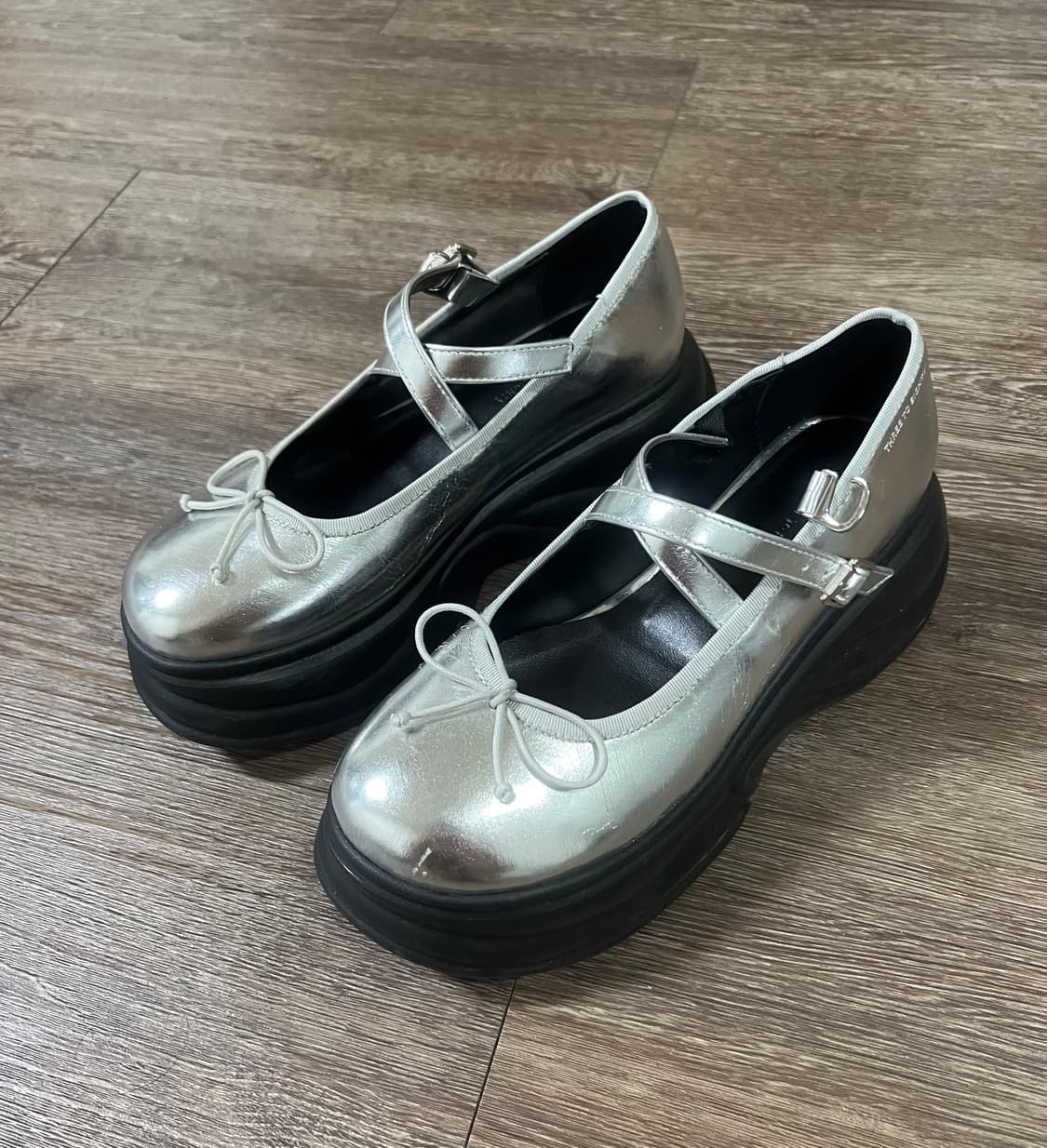 STRAP MARY JANE PLATFORM (SILVER) 상품이미지3
