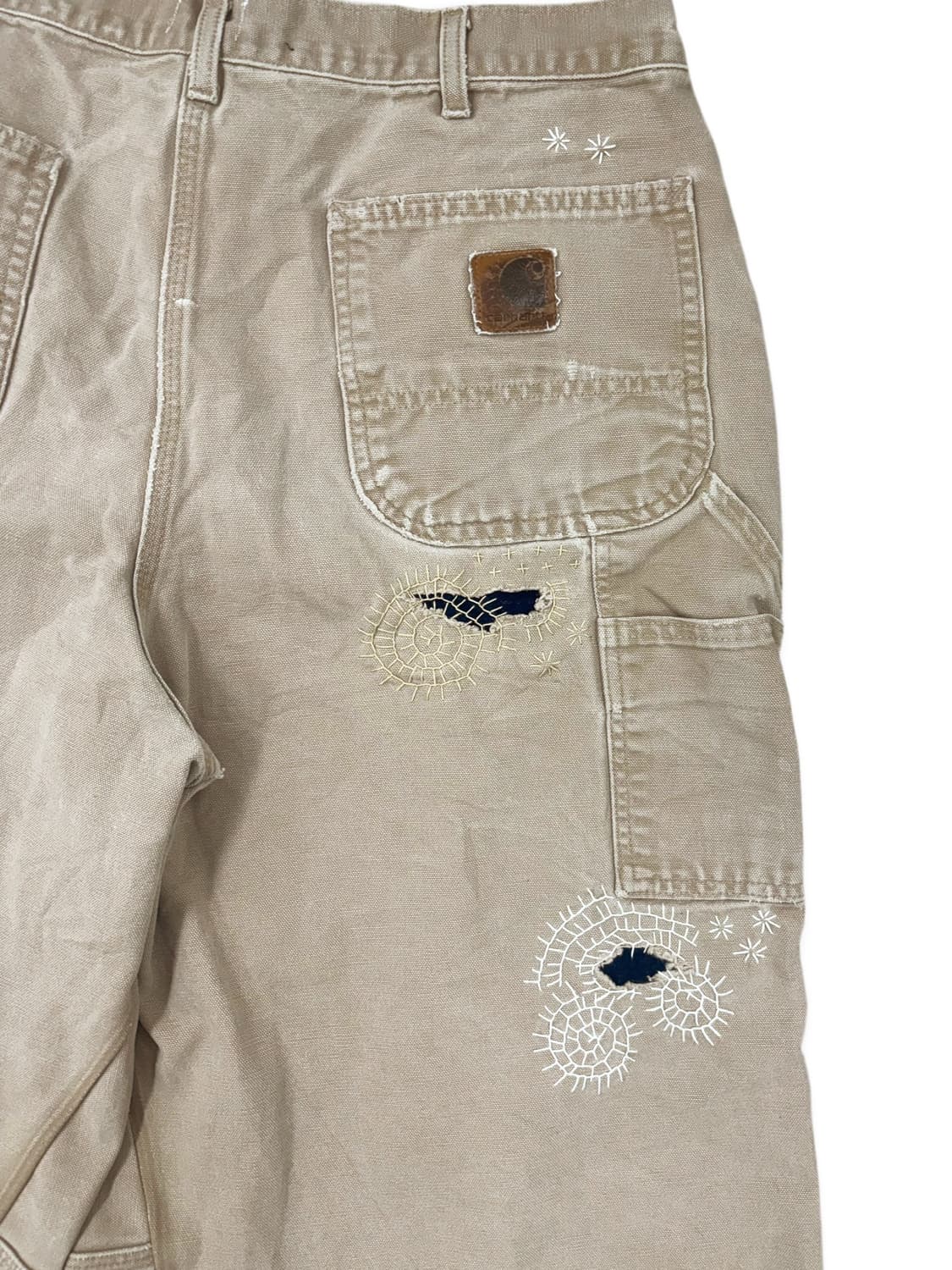 Carhartt Boro Sashiko Distressed Shorts 상품이미지6