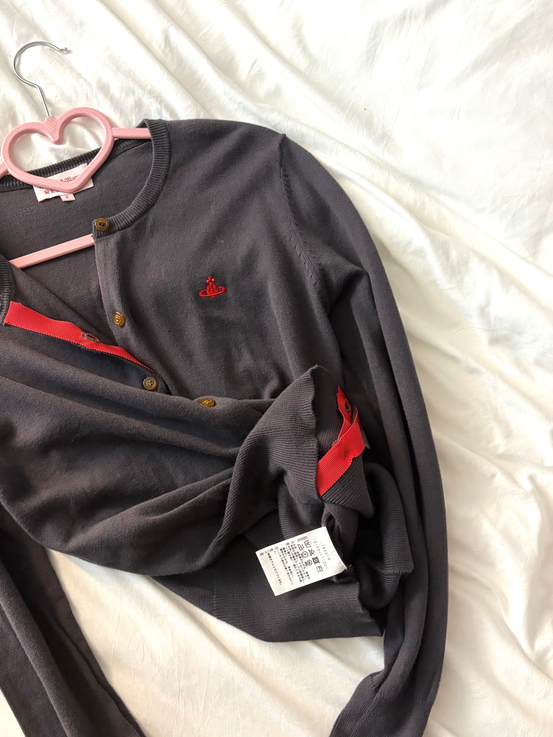 비비안웨스트우드 차콜 가디건 상품이미지4