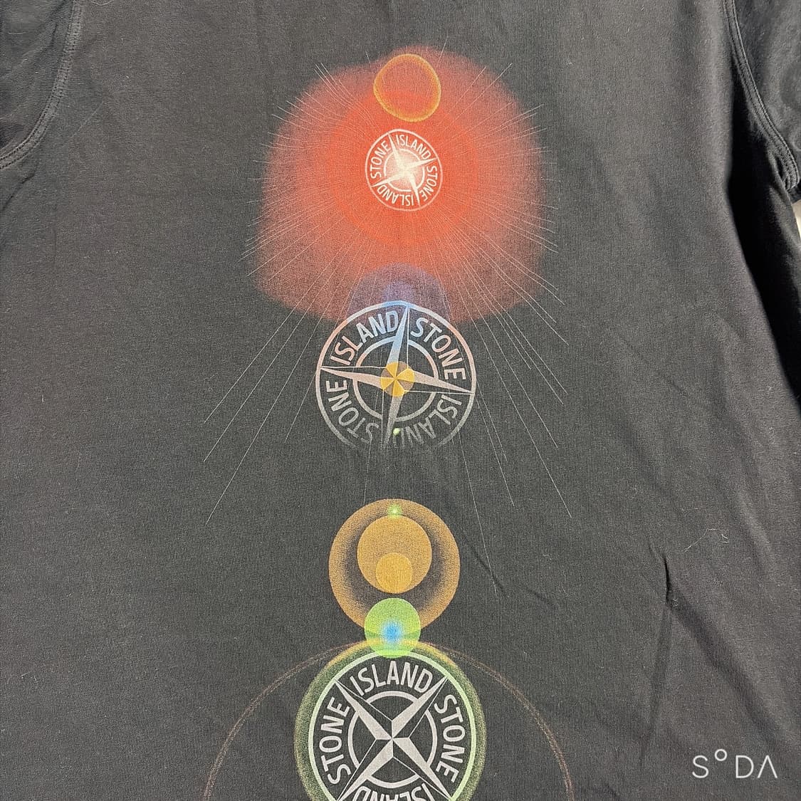 스톤아일랜드 주니어 블랙 프린팅 반팔 티셔츠 (정) 상품이미지6