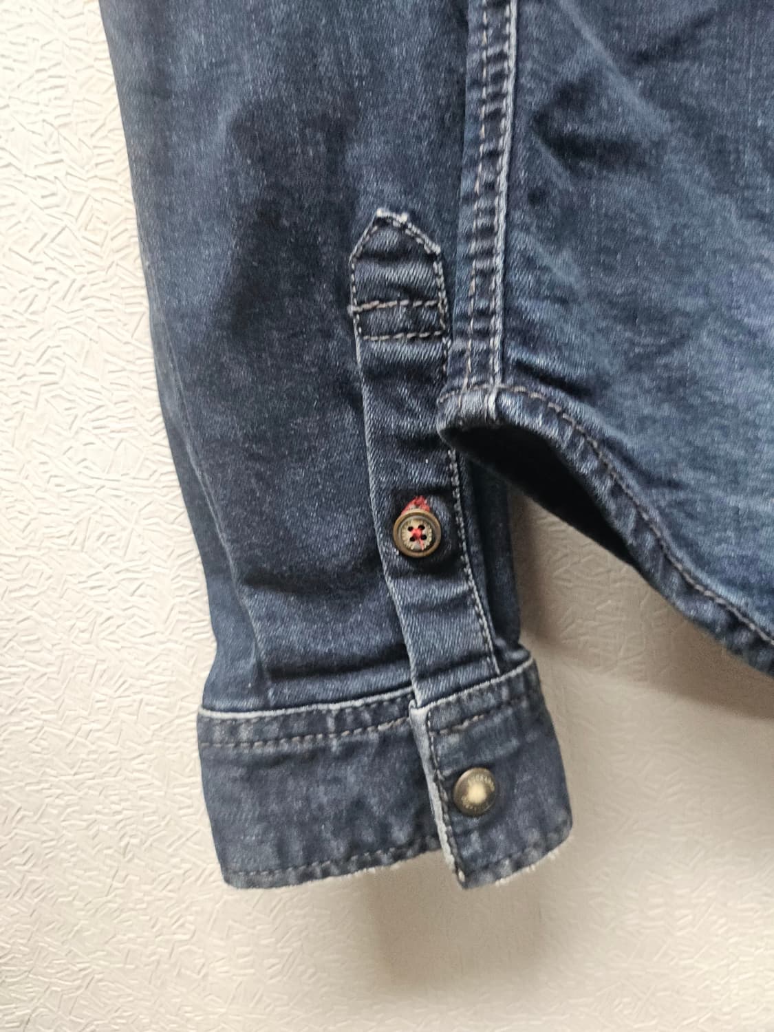 버커루 스판 데님  셔츠 남방 S 상품이미지4