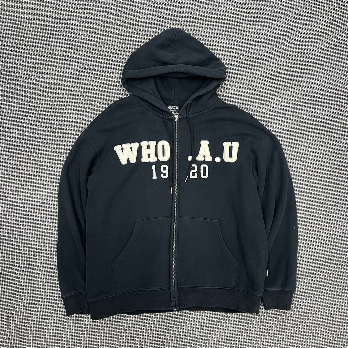 후아유 네이비 후드집업 상품이미지1