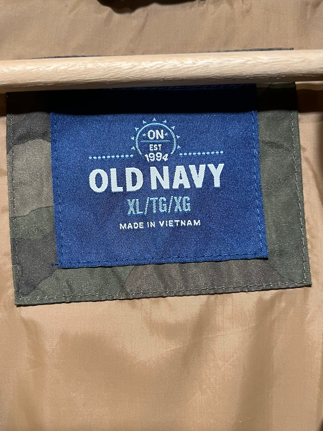 [XL] 올드네이비 카모 패턴 패딩 베스트 상품이미지8