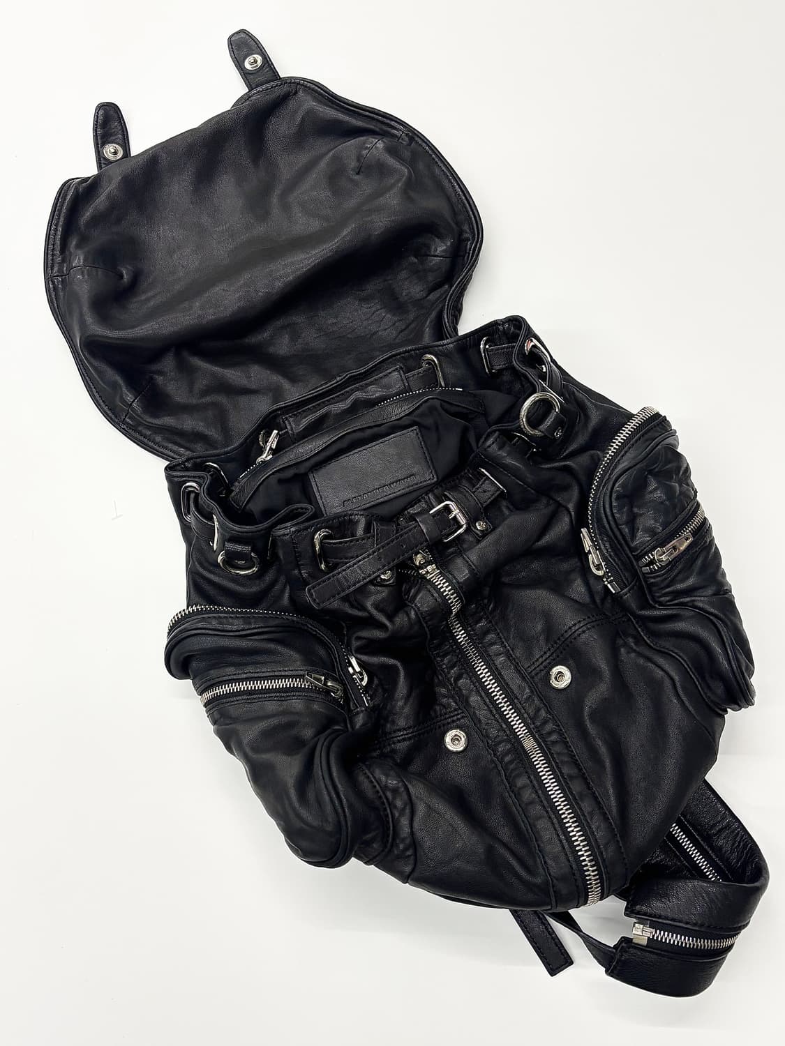 Alexanderwang 알렉산더왕 블랙 레더백 상품이미지5