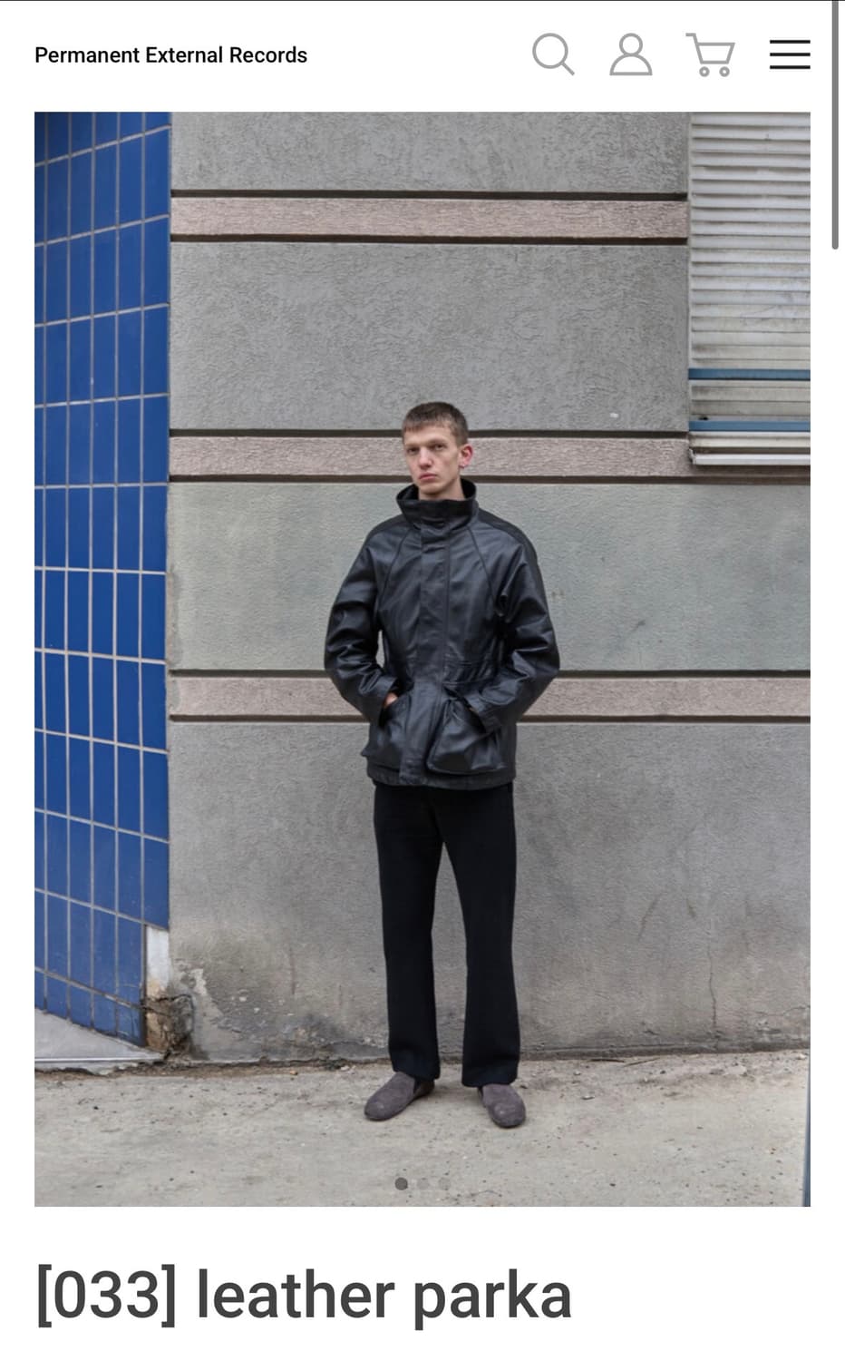 (구매) 머듈 레더 파카 3사이즈 구매 원합니다. 상품이미지1