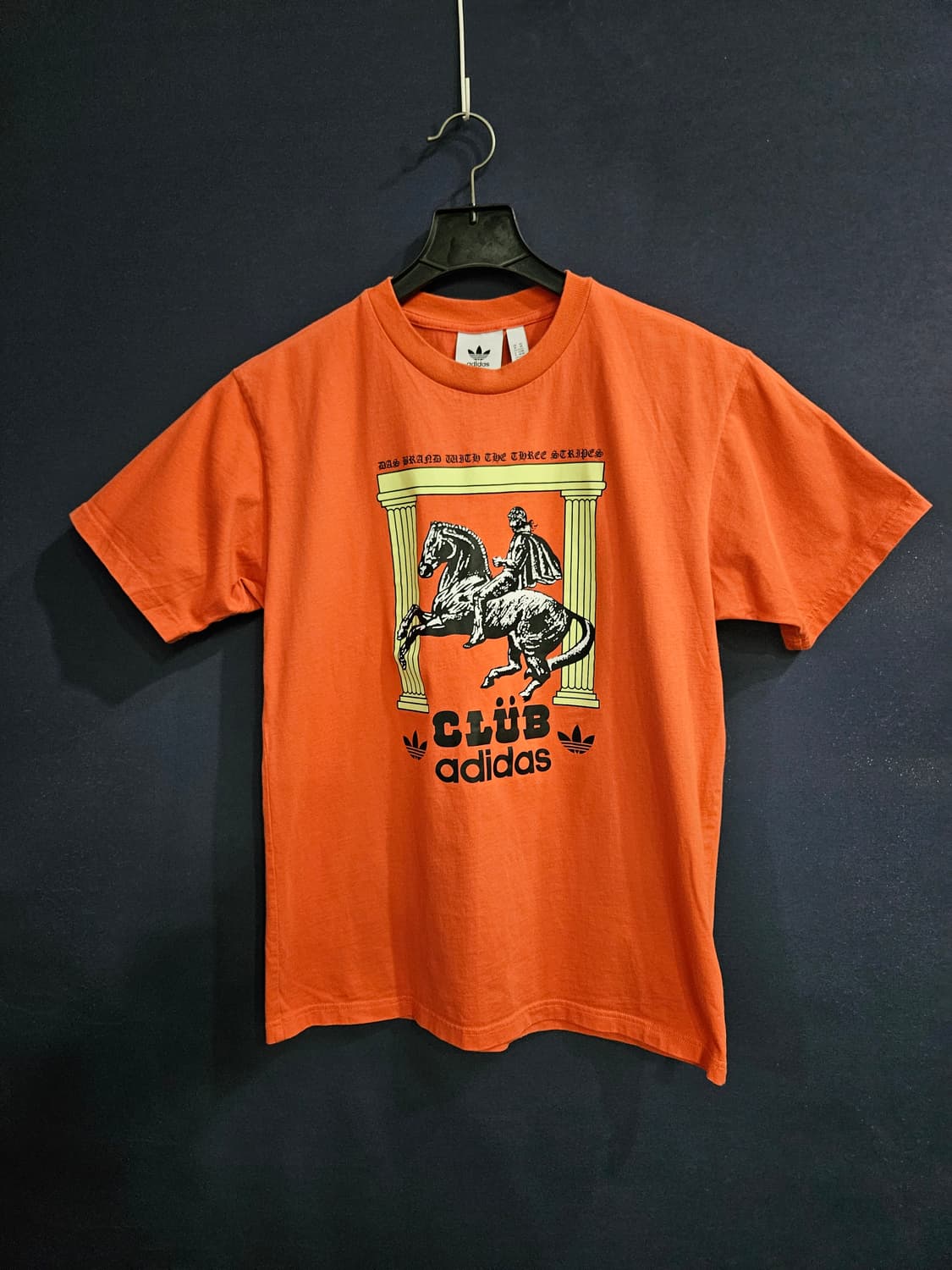 아디다스 프린팅 오렌지 남성 95 반팔티  상품이미지1