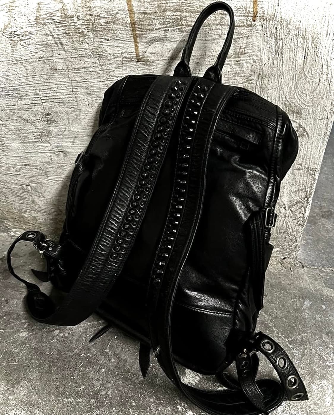 Kmrii Python leather bagpack🐍 상품이미지4