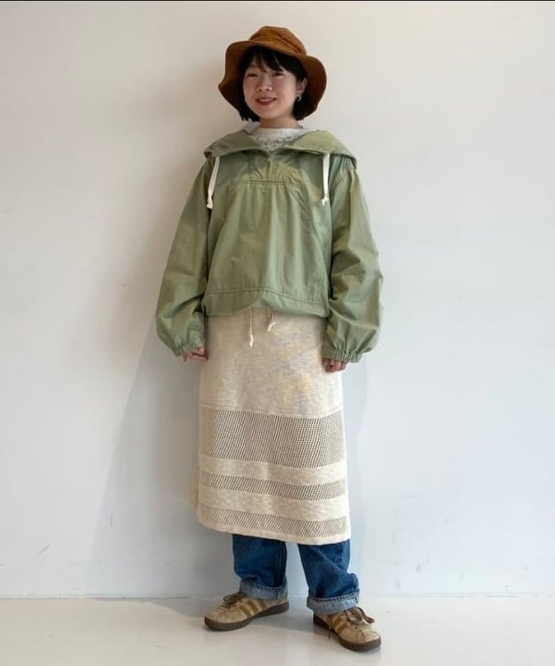 빔즈보이 메시 햄 니트 스커트 상품이미지1