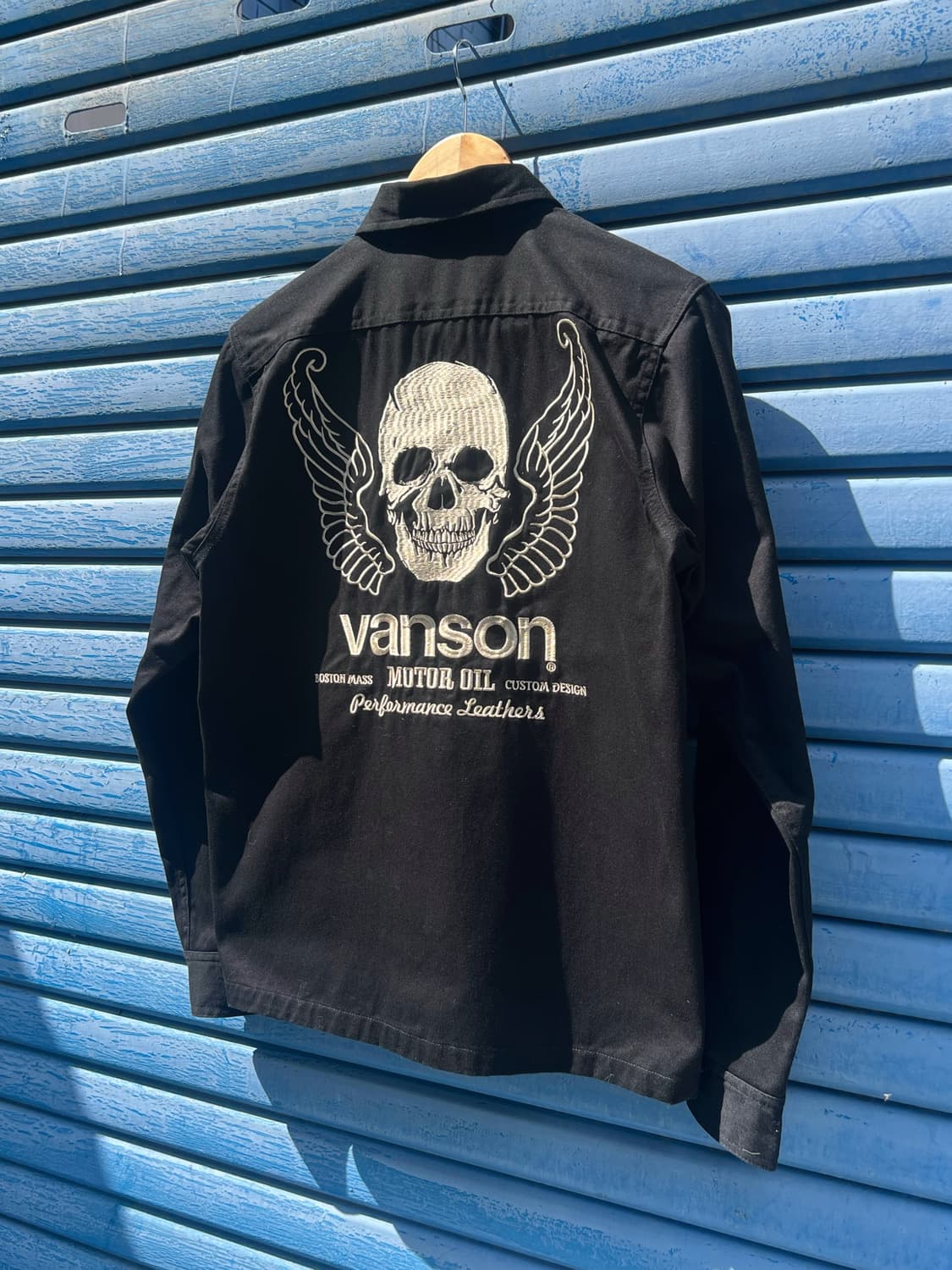 Vanson Leather Canvas Shirt 상품이미지1