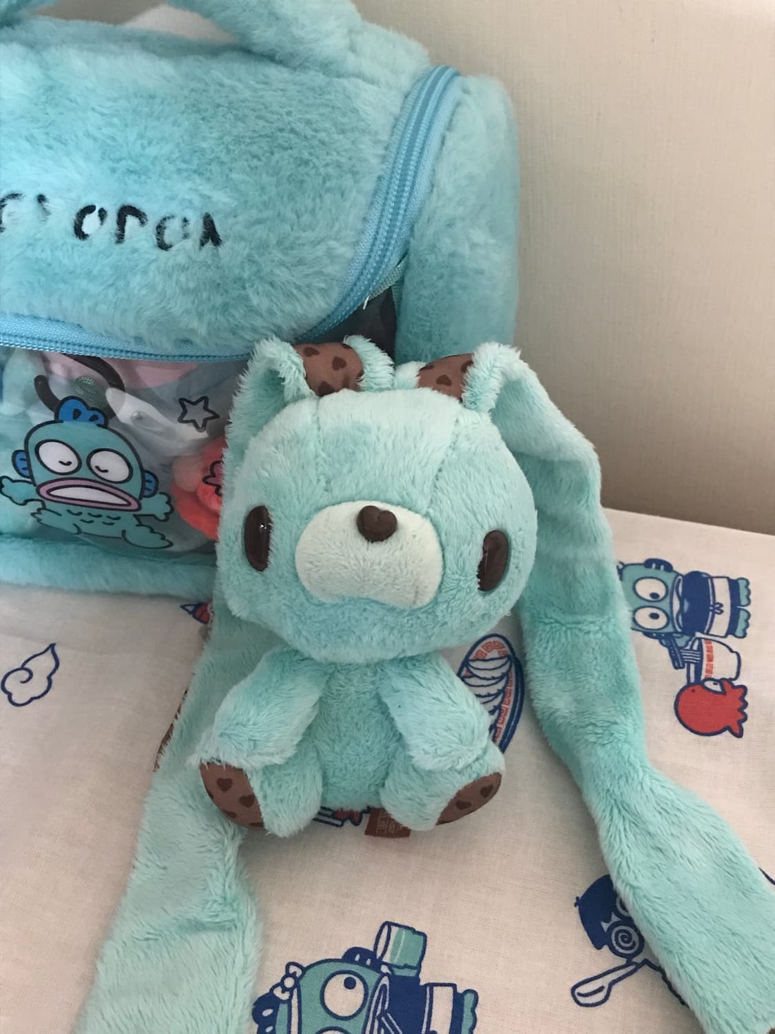 범용토끼 발렌타인 민트초코 인형 글루미베어 상품이미지1