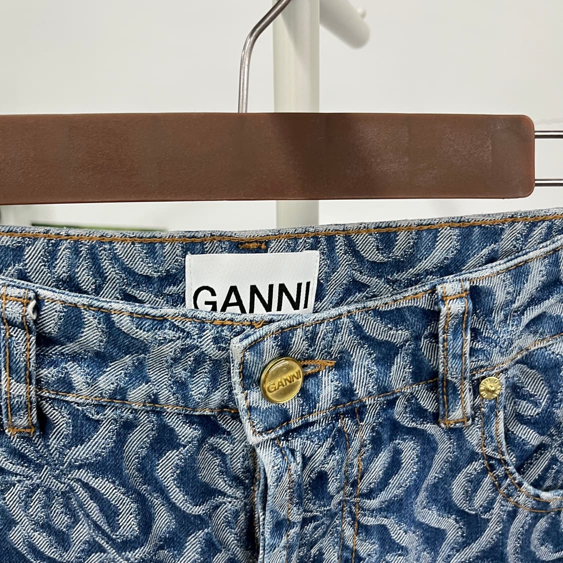 가니 와이드 데님 팬츠 26 상품이미지3