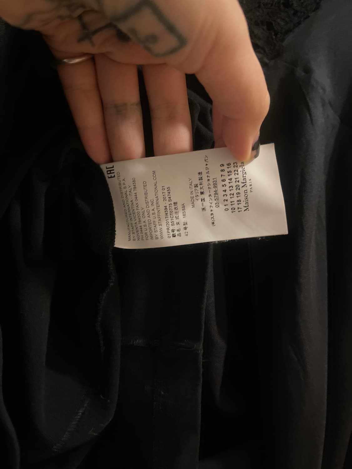 메종마르지엘라 반팔슬립원피스 42사이즈 상품이미지5